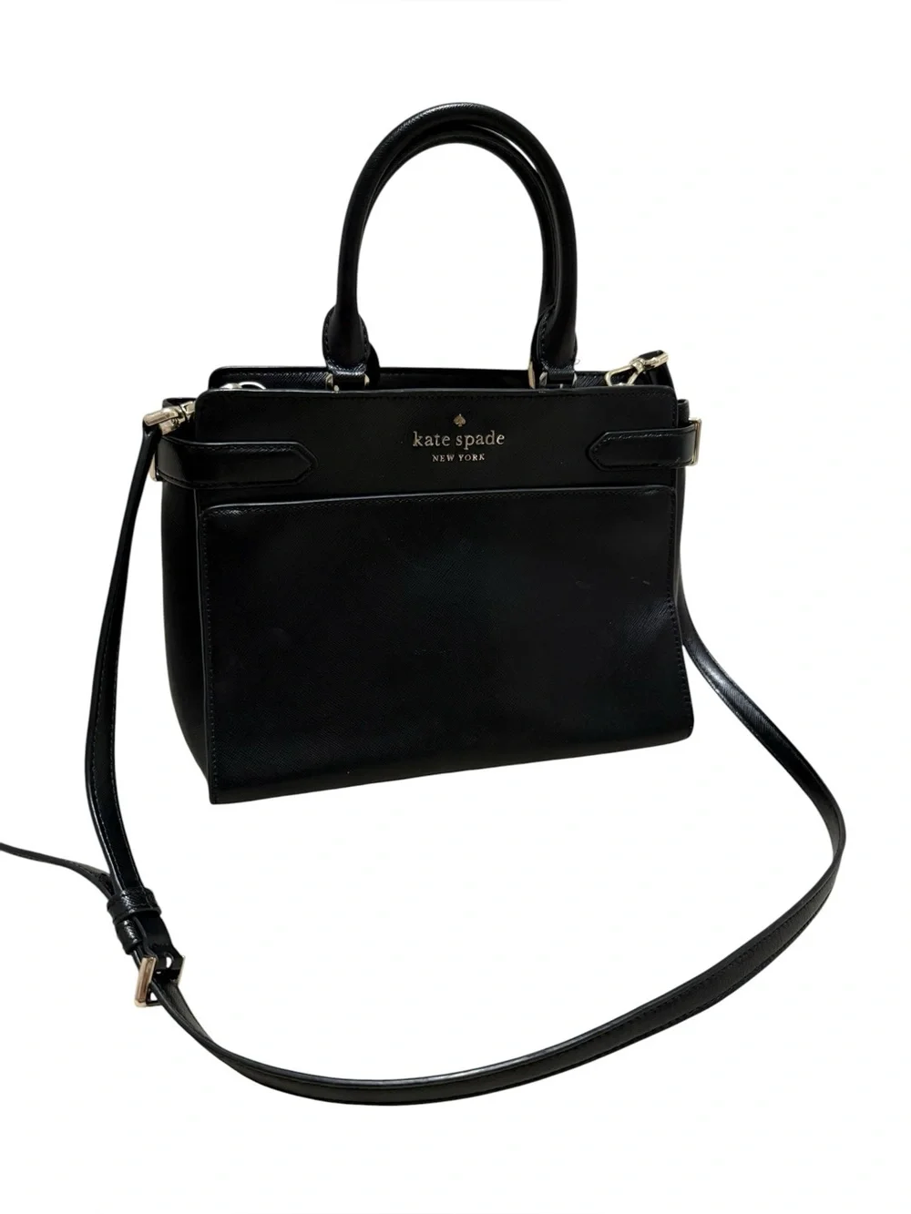 Kate Spade Staci Medium Satchel in Black